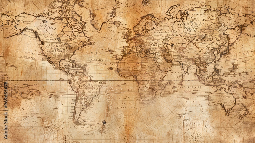 Antique map wallpaper Antique map wallpaper