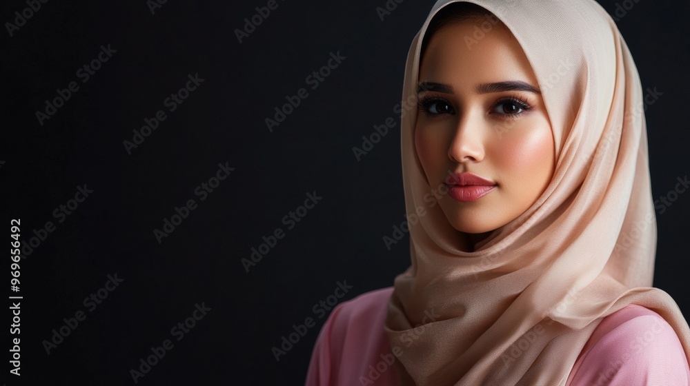 Beautiful Muslim Woman in Hijab. Beautiful Muslim Woman in Hijab.