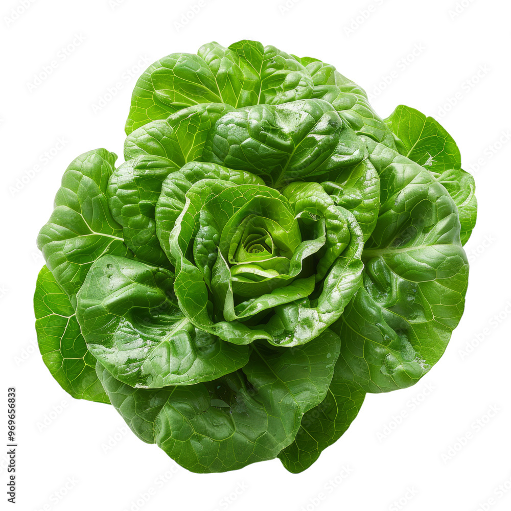 Butter lettuce isolated on transparent background Butter lettuce isolated on transparent background