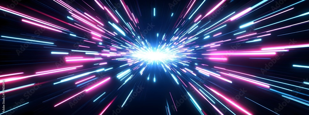 Kinetic Abstract Arrow Speed Motion Light Phenomenon with Shimmering Blue and Pink Luminous Streaks Radiating Through a Dark Futuristic Generative Backdrop Dynamic Techno and Cosmic Visual Effects Kinetic Abstract Arrow Speed Motion Light Phenomenon with Shimmering Blue and Pink Luminous Streaks Radiating Through a Dark Futuristic Generative Backdrop Dynamic Techno and Cosmic Visual Effects