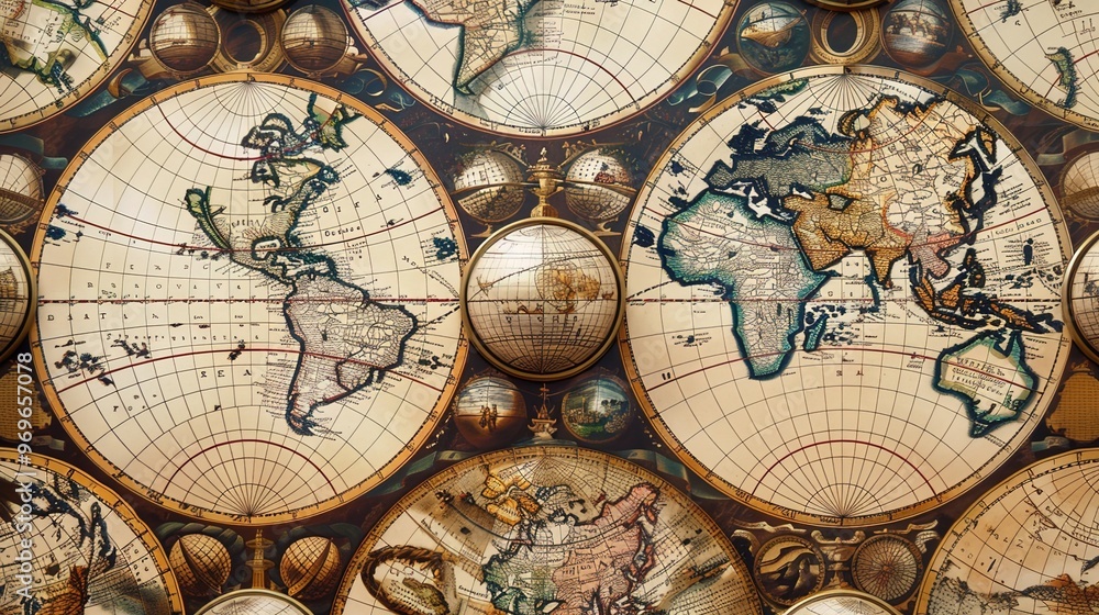 Antique map wallpaper Antique map wallpaper