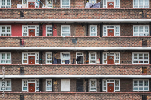 Photography Blocks of council housing flats on Rockingham estate in south London, England