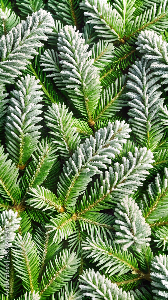 Christmas tree's background close up