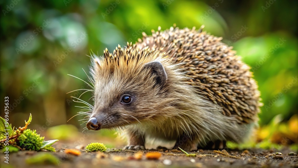 A slender, pointed snout emerges from the face of a small, furry creature, giving it a unique and curious appearance in nature. A slender, pointed snout emerges from the face of a small, furry creature, giving it a unique and curious appearance in nature.