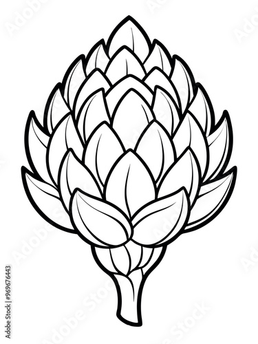 Artichokes in Bloom: Creative Coloring Pages for Kids and Adults