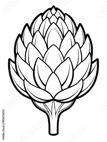 Artichokes in Bloom: Creative Coloring Pages for Kids and Adults