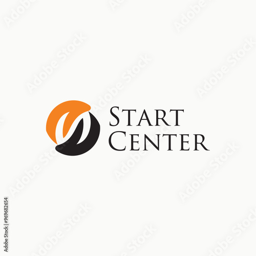 Start center logo design vector best royalty free image editable 