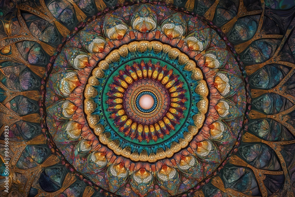Intricate mandala design showcasing vibrant colors and symmetrical patterns, perfect for art and decorative purposes. Intricate mandala design showcasing vibrant colors and symmetrical patterns, perfect for art and decorative purposes.
