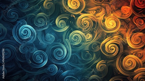 spiral pattern wallpaper