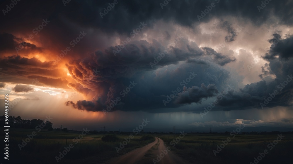 electrifying swirling storm clouds dramatizing powerful atmospheric forces. electrifying swirling storm clouds dramatizing powerful atmospheric forces.