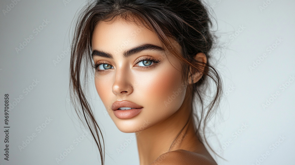 flawless, radiant skin showcases a perfect skincare routine. The focus is on her smooth shoulder, emphasizing the effectiveness of high-quality skin care products flawless, radiant skin showcases a perfect skincare routine. The focus is on her smooth shoulder, emphasizing the effectiveness of high-quality skin care products