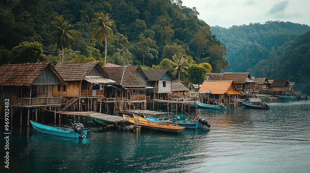 A sustainable fishing village where travelers learn traditional, eco-friendly fishing techniques A sustainable fishing village where travelers learn traditional, eco-friendly fishing techniques