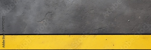 Wallpaper Mural Bright yellow and gray background with designated space for text placement and customization Torontodigital.ca