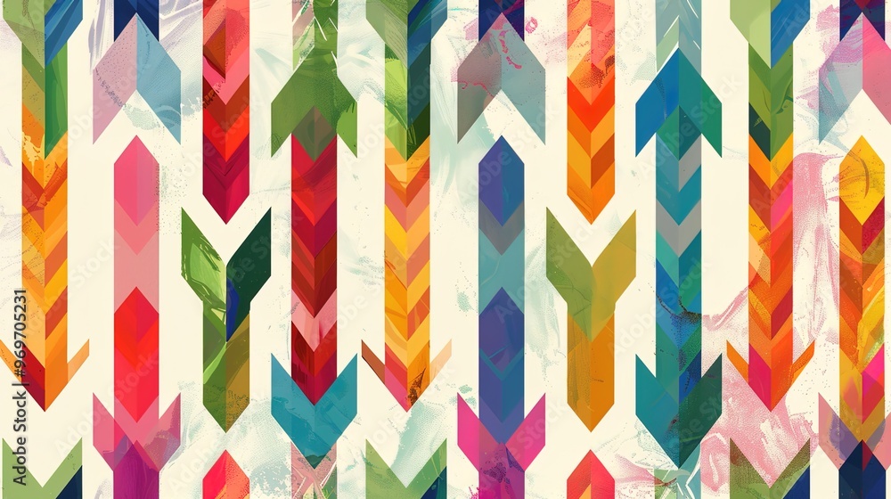 Obraz premium arrrow pattern wallpaper