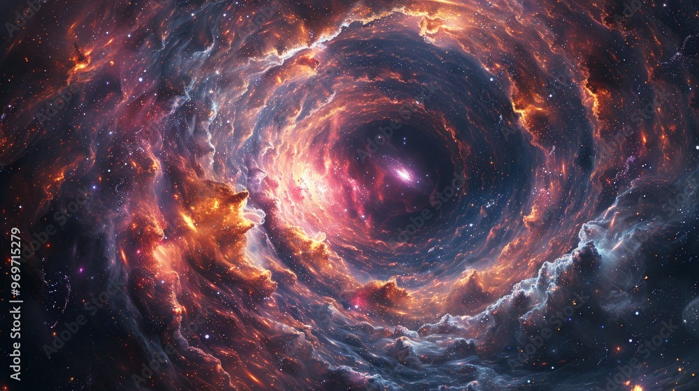 a black hole that briefly rotates with eerie light a black hole that briefly rotates with eerie light