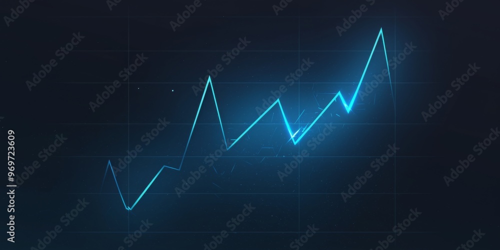 Simple Line Graph with Upwar Simple Line Graph with Upwar
