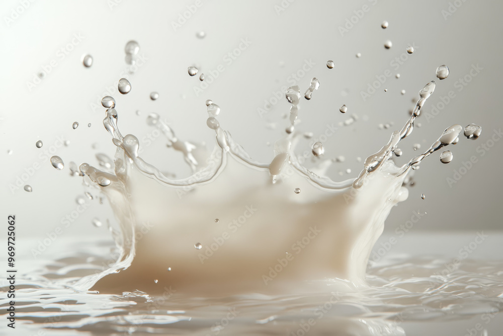 Pure White Milk Splashes Pure White Milk Splashes