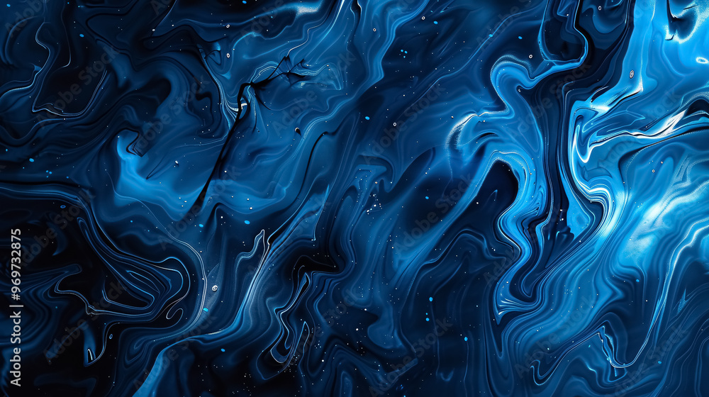 Obraz premium Abstract blue background with blurred lines.