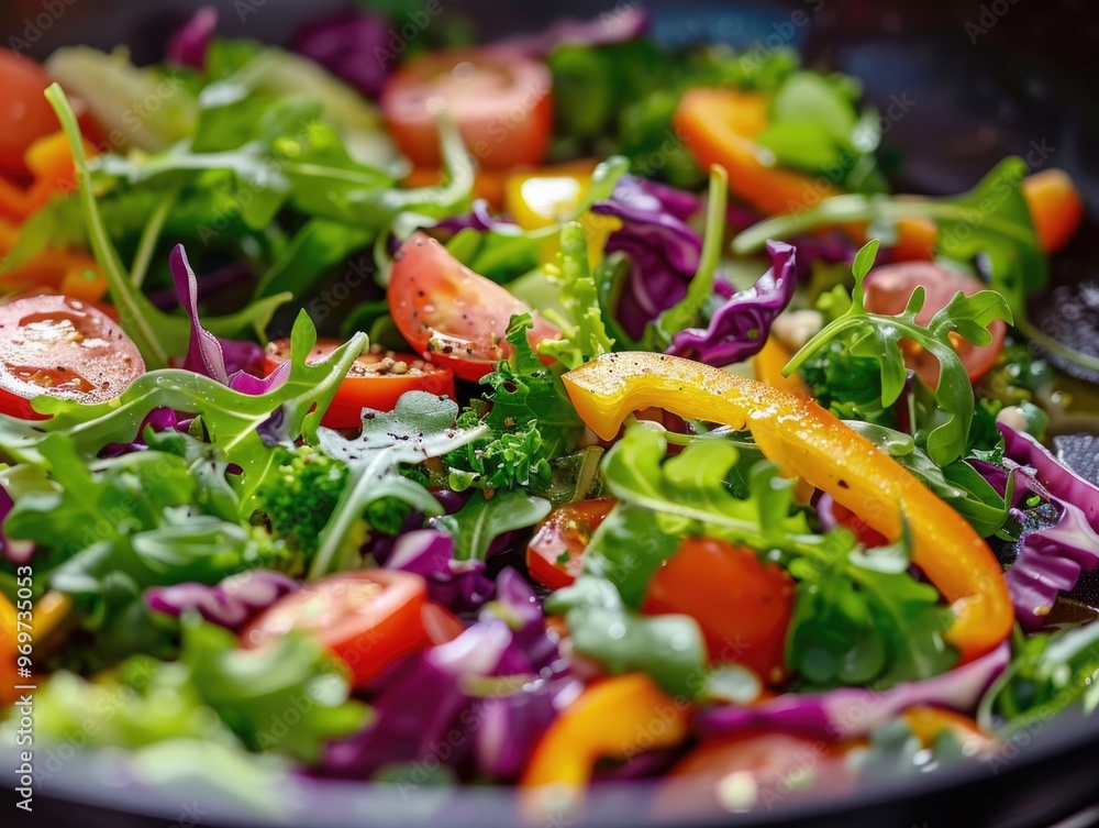 Vibrant Salad in a Pan Vibrant Salad in a Pan