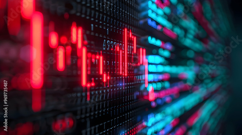 Wallpaper Mural The Stock Market Investment Trading Chart Offers Torontodigital.ca