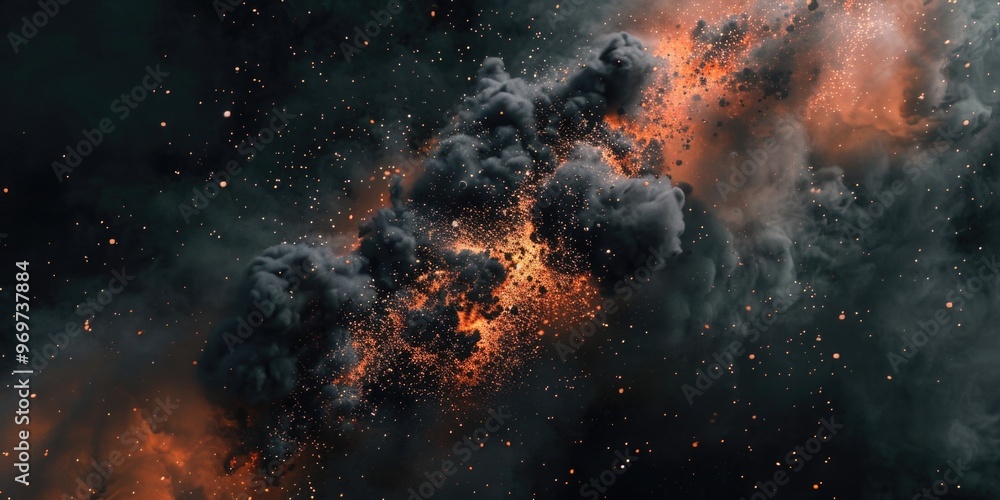 Mysterious Flames Erupting into Darkness Mysterious Flames Erupting into Darkness