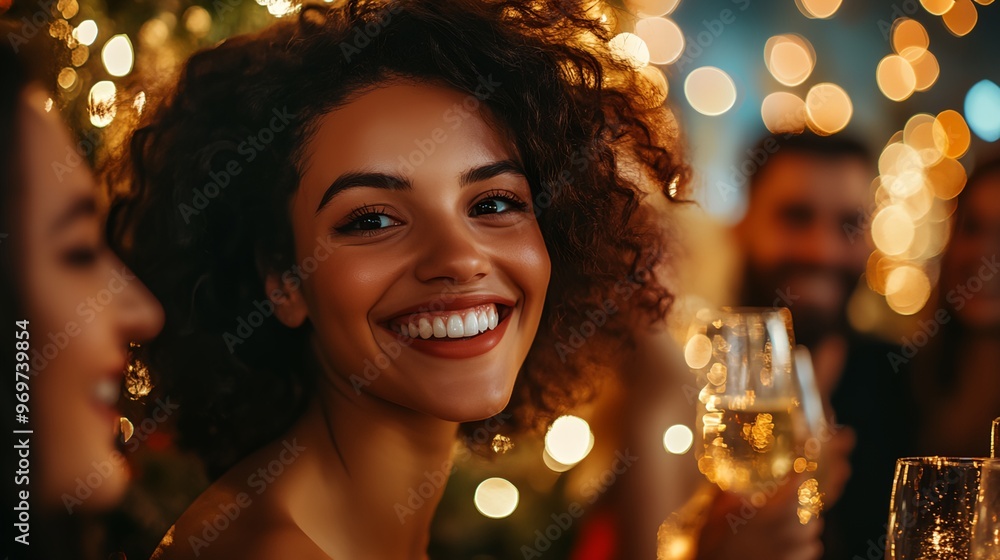 a woman holding a glass of wine smiling a woman holding a glass of wine smiling