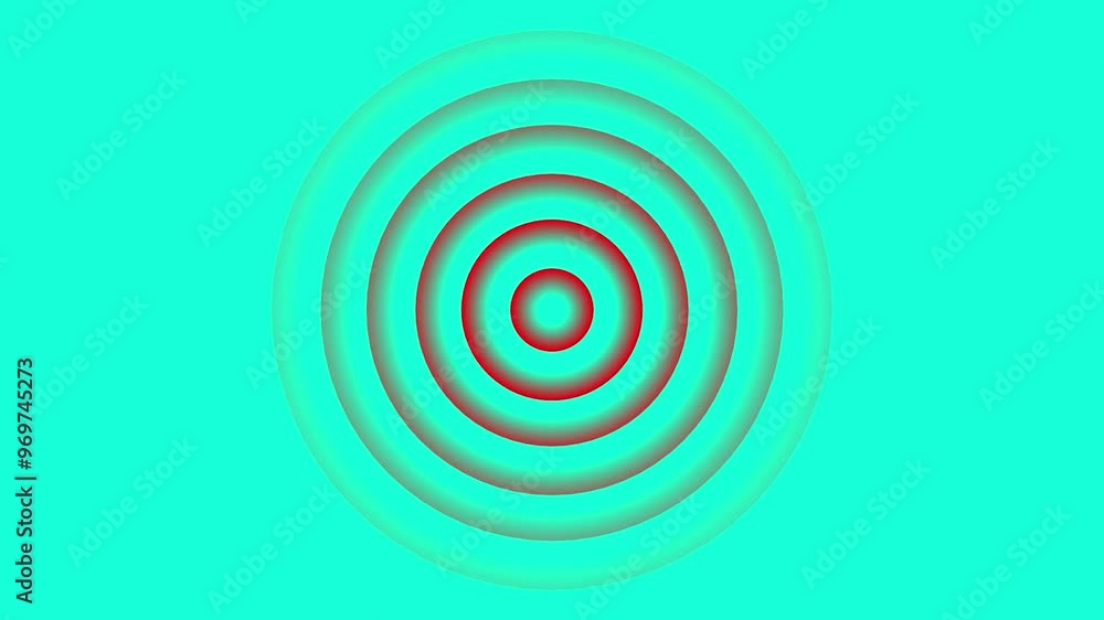 Abstract Radio wave signal isolated animated cyan background 4k video. Abstract Radio wave signal isolated animated cyan background 4k video.