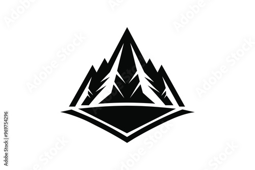Mountain Vector Logo Design Template