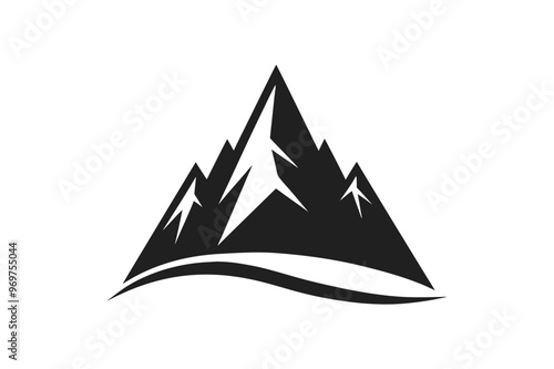 Mountain Vector Logo Design Template