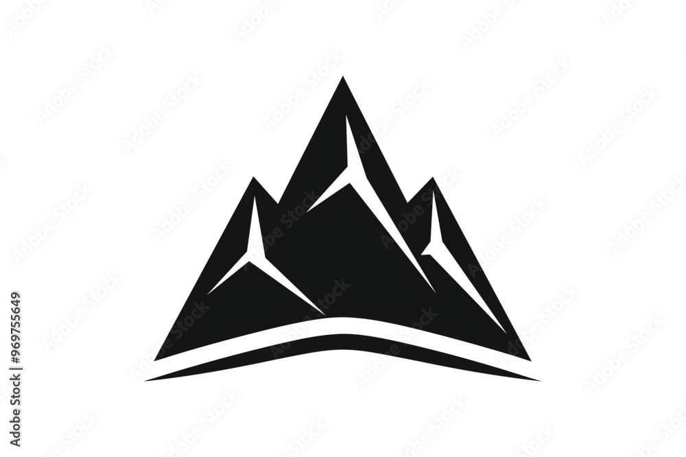 Mountain Vector Logo Design Template Mountain Vector Logo Design Template