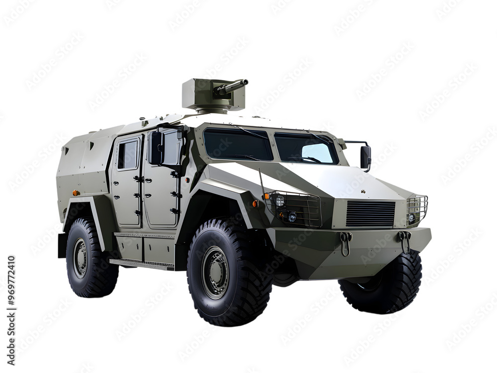 Modern Armored Military Vehicle with Robust Design and Advanced Technology, Perfect for Security and Defense Missions, Isolated for Versatile Applications Modern Armored Military Vehicle with Robust Design and Advanced Technology, Perfect for Security and Defense Missions, Isolated for Versatile Applications