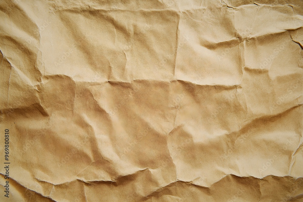 Blank Brown Paper Texture Background, Smooth, Slightly Aged With Creases & Crumpled, Texture Overlay, Poster Background, Paper Surface Blank Brown Paper Texture Background, Smooth, Slightly Aged With Creases & Crumpled, Texture Overlay, Poster Background, Paper Surface