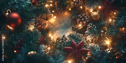 Wallpaper Mural christmas background Torontodigital.ca