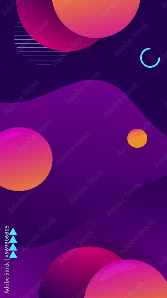Abstract shape animation. Animated background Abstract shape animation. Animated background