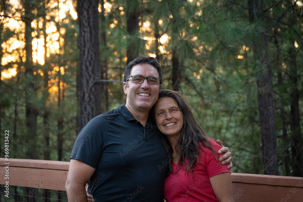 Fototapeta premium a couple outside