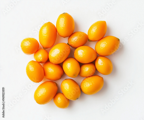  Yellow dates on white background