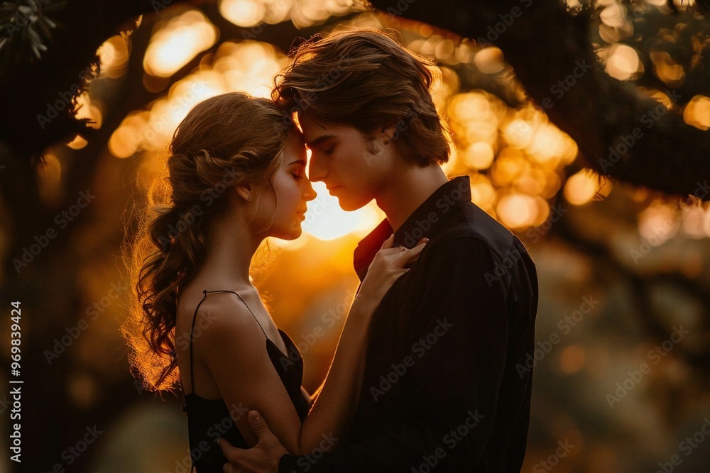 Sunset Glow: A Dreamy and Romantic Portrait in Golden Hour Light, couple, sunset, love, warm, glowing, embrace, intimacy, happiness, peaceful, magical, joy, connection, silhouettes, beauty Sunset Glow: A Dreamy and Romantic Portrait in Golden Hour Light, couple, sunset, love, warm, glowing, embrace, intimacy, happiness, peaceful, magical, joy, connection, silhouettes, beauty