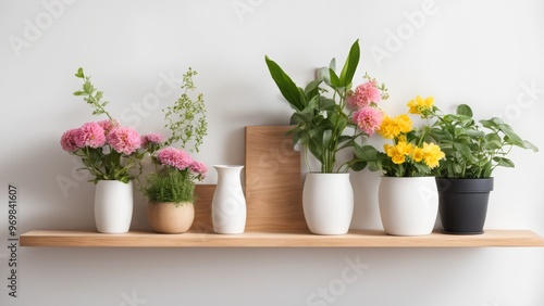 flowers in pots