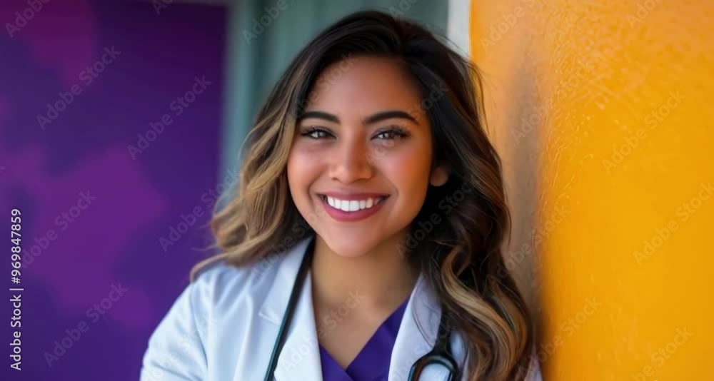 American female doctor in clinic American female doctor in clinic