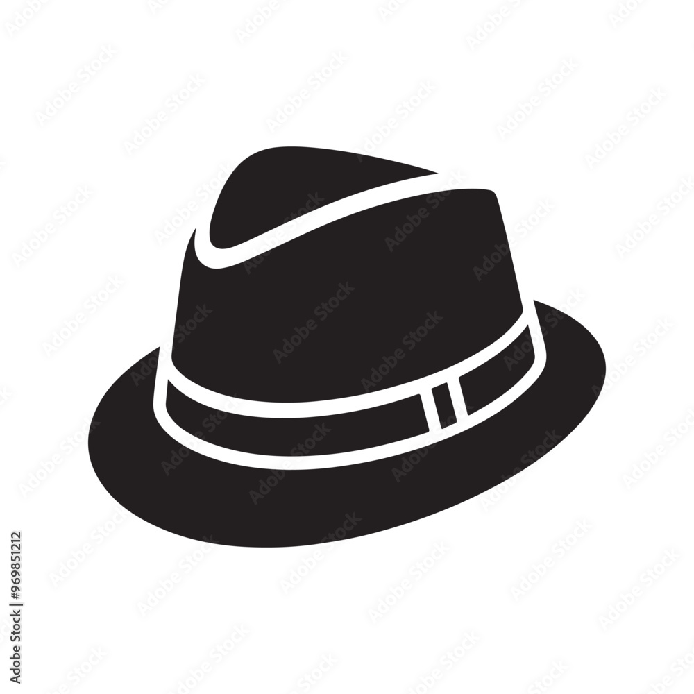 Stylish Hat Cap Silhouette Vectors for Print & Web Design Stylish Hat Cap Silhouette Vectors for Print & Web Design