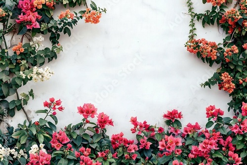 vibrant floral bush against a transparent background, capturing the beauty of nature in a minimalist and serene setting.