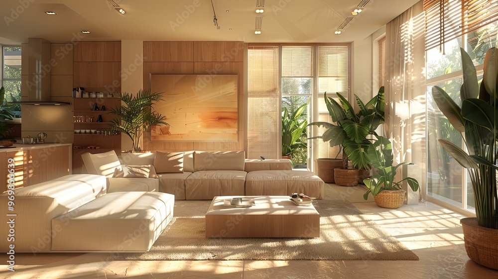 Modern living room Modern living room