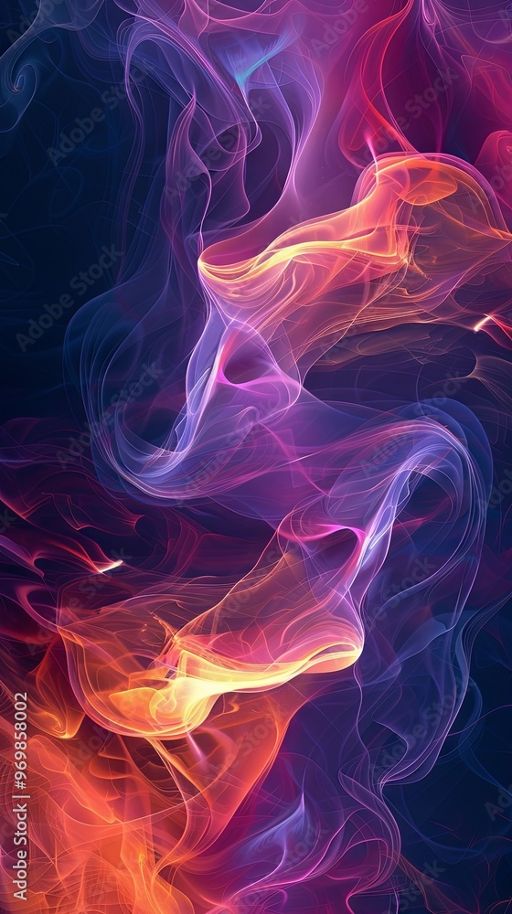 Fototapeta premium Organic lines as abstract wallpaper background design 