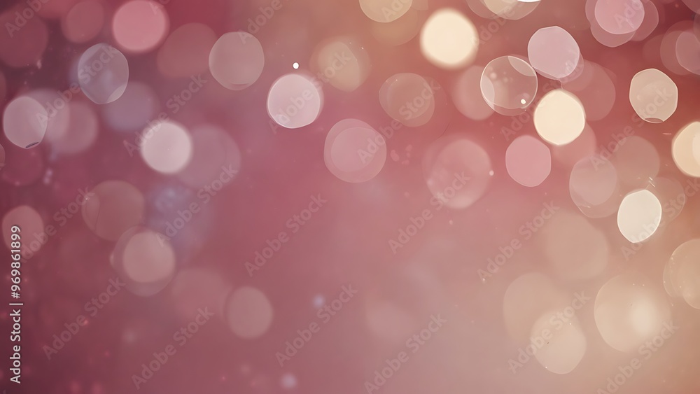Fototapeta premium Abstract pink bokeh background