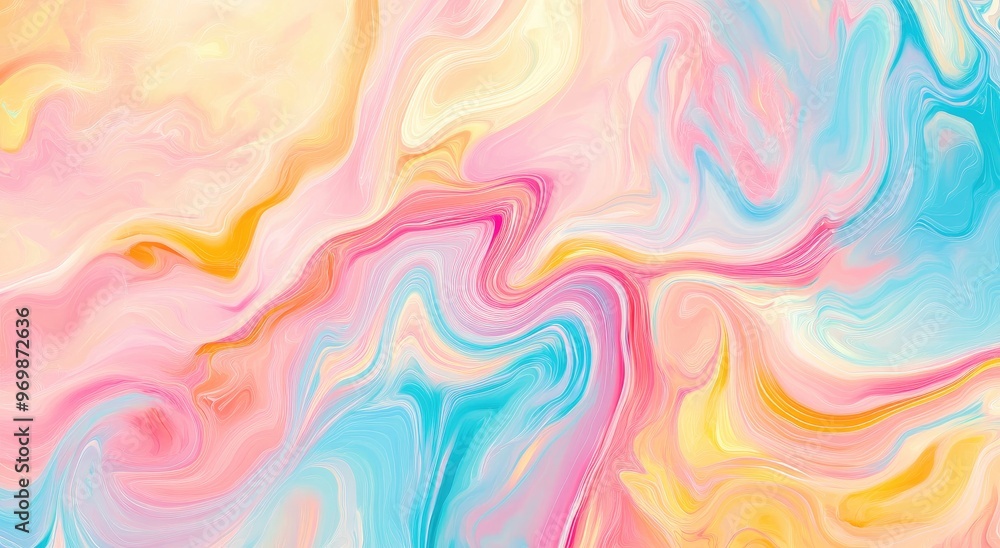 Abstract Swirling Pastel Background. Abstract Swirling Pastel Background.