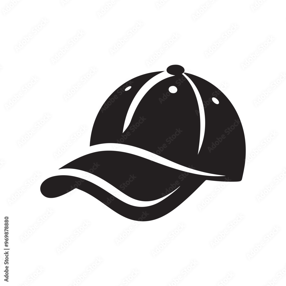 Stylish Hat Cap Silhouette Vectors for Print & Web Design Stylish Hat Cap Silhouette Vectors for Print & Web Design