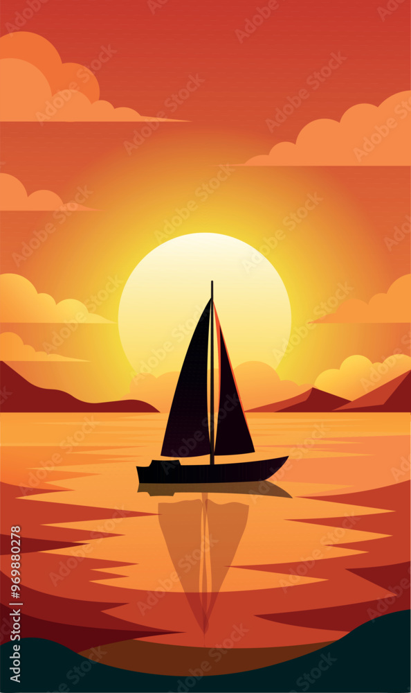 Fototapeta premium sailboat