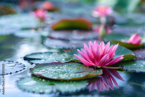 pink lotus flower