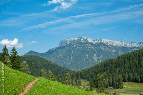 beautiful landscape arround Sankt Ulrich am Pillersee in Tyrol in Austria