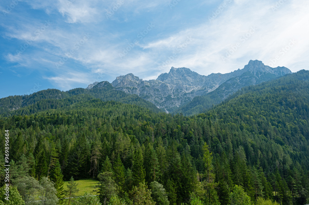 beautiful landscape arround Sankt Ulrich am Pillersee in Tyrol in Austria beautiful landscape arround Sankt Ulrich am Pillersee in Tyrol in Austria
